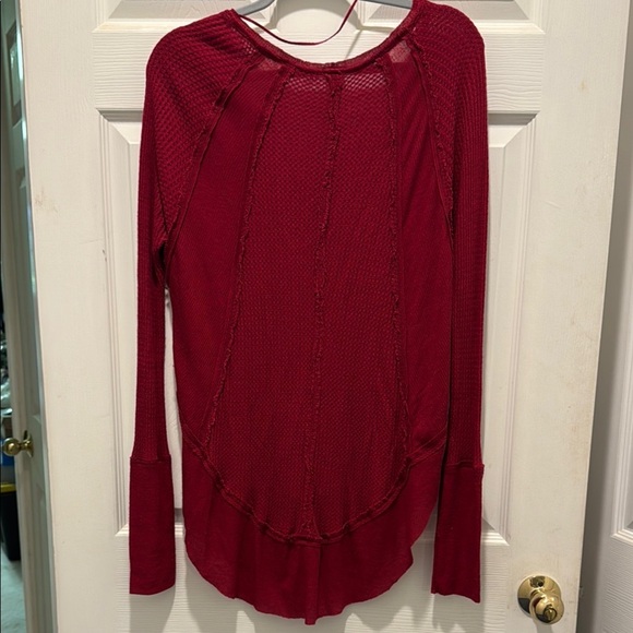 We The Free Red Long Sleeve Top - Picture 6 of 10